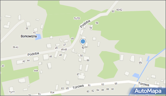 Tomaszów Mazowiecki, Podoba, 52, mapa Tomaszów Mazowiecki