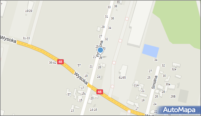 Tomaszów Mazowiecki, Północna, 28, mapa Tomaszów Mazowiecki