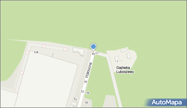 Tomaszów Mazowiecki, Północna, 61, mapa Tomaszów Mazowiecki