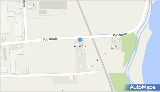 Tomice, Podstawie, 14, mapa Tomice