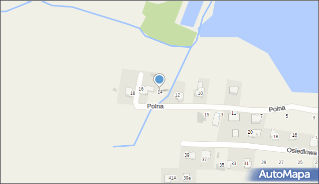 Tomice, Polna, 14, mapa Tomice