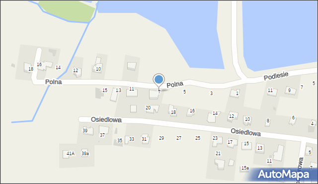 Tomice, Polna, 7, mapa Tomice