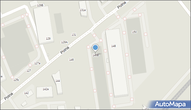 Toruń, Polna, 146B, mapa Torunia