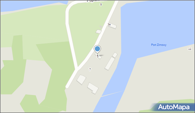 Toruń, Popiełuszki Jerzego, bł. ks., 5, mapa Torunia
