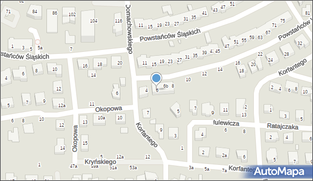 Toruń, Powstańców Wielkopolskich, 6, mapa Torunia