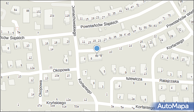 Toruń, Powstańców Wielkopolskich, 6b, mapa Torunia