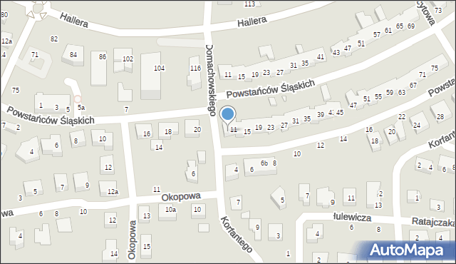 Toruń, Powstańców Wielkopolskich, 9, mapa Torunia