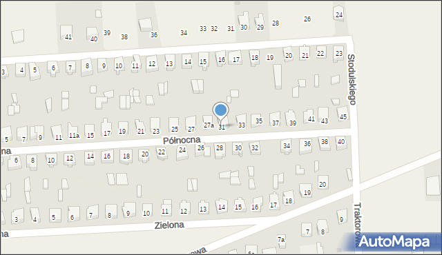 Trębaczew, Północna, 31, mapa Trębaczew