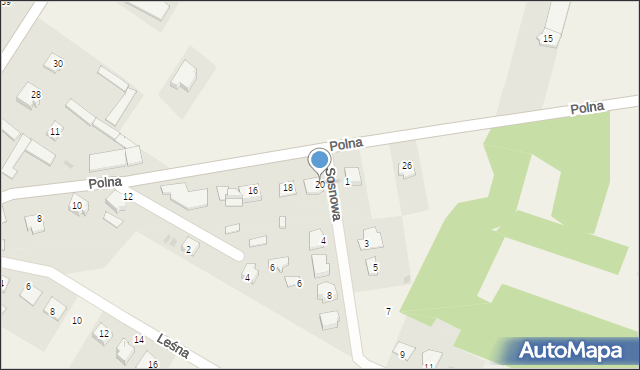 Troszyn, Polna, 20, mapa Troszyn