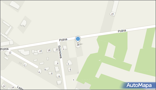 Troszyn, Polna, 26, mapa Troszyn
