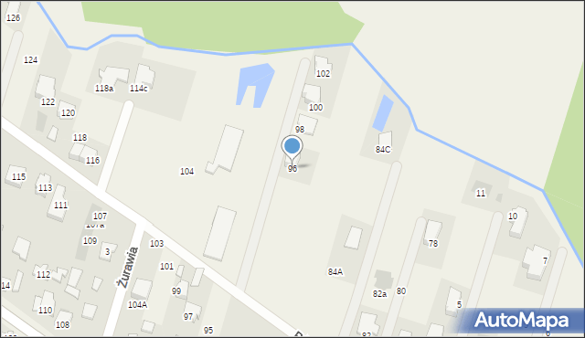 Truskaw, Północna, 96, mapa Truskaw