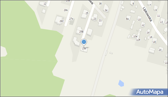 Truskaw, Południowa, 23b, mapa Truskaw