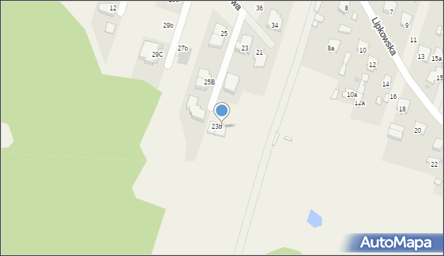 Truskaw, Południowa, 23c, mapa Truskaw