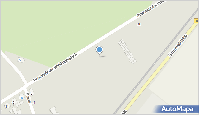 Trzcianka, Powstańców Wielkopolskich, 42a, mapa Trzcianka