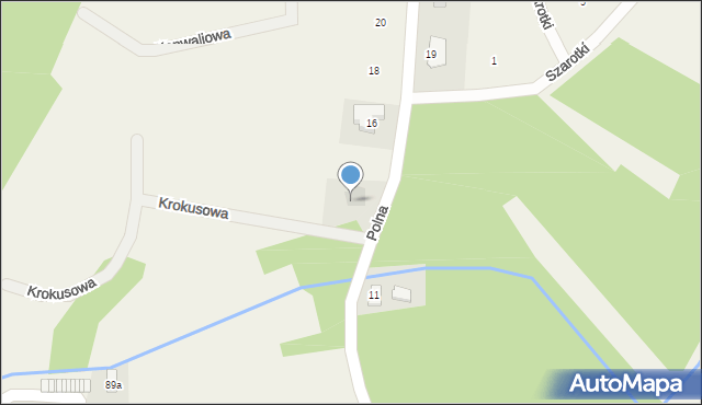 Trzebież, Polna, 12, mapa Trzebież