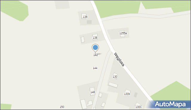 Trzeboś, Podlas, 142, mapa Trzeboś