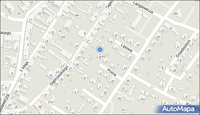 Trzemeszno, Polna, 6, mapa Trzemeszno