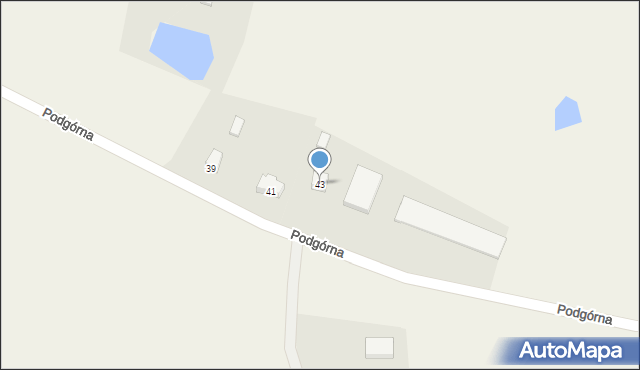 Tuchlino, Podgórna, 43, mapa Tuchlino