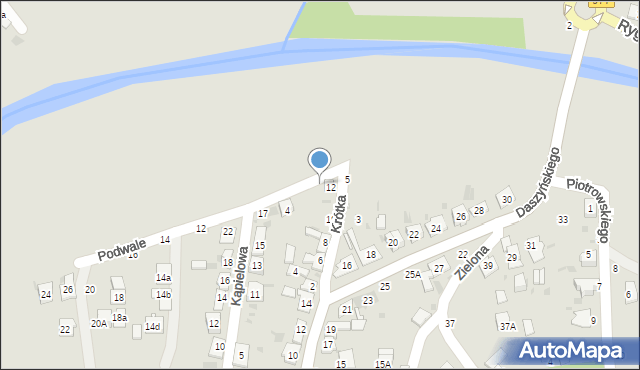 Tuchów, Podwale, 2, mapa Tuchów