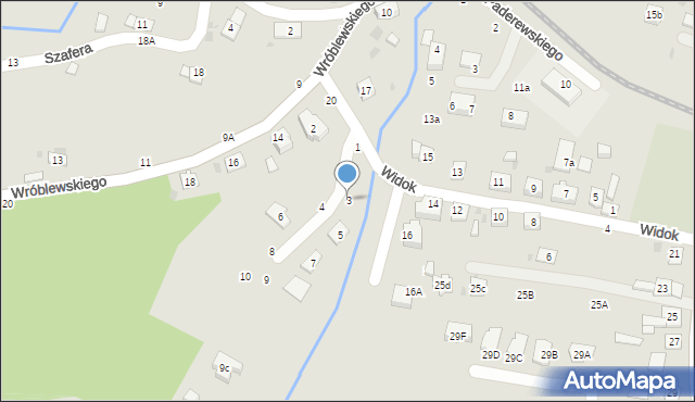 Tuchów, Pogodna, 3, mapa Tuchów