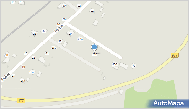 Tuchów, Polna, 27B, mapa Tuchów
