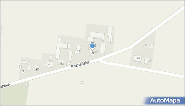 Tulce, Poznańska, 35, mapa Tulce