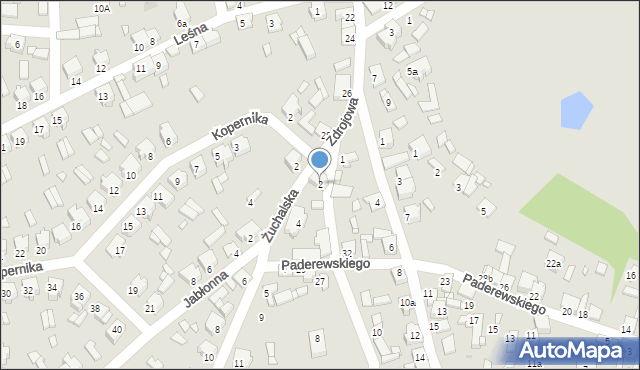 Tuliszków, Polna, 2, mapa Tuliszków