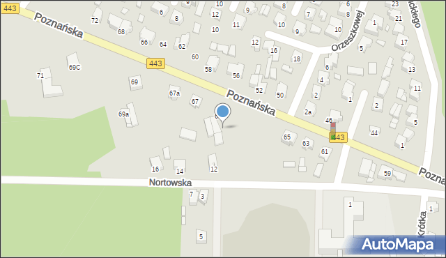 Tuliszków, Poznańska, 65a, mapa Tuliszków