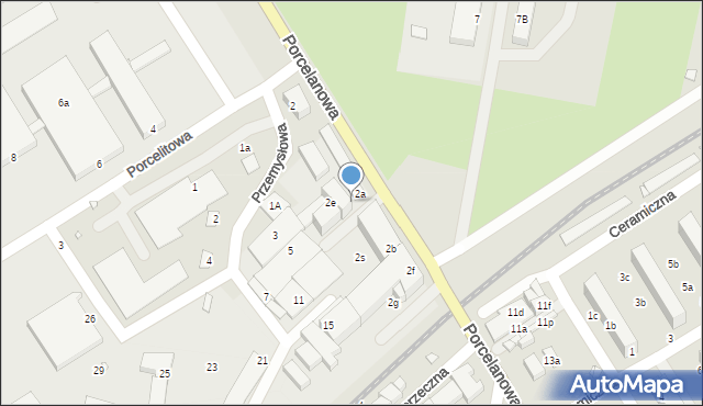 Tułowice, Porcelanowa, 2d, mapa Tułowice