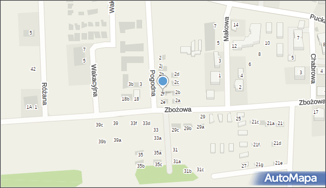 Tupadły, Pogodna, 2f, mapa Tupadły