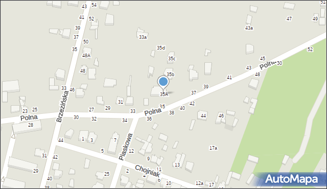 Tuszyn, Polna, 35A, mapa Tuszyn