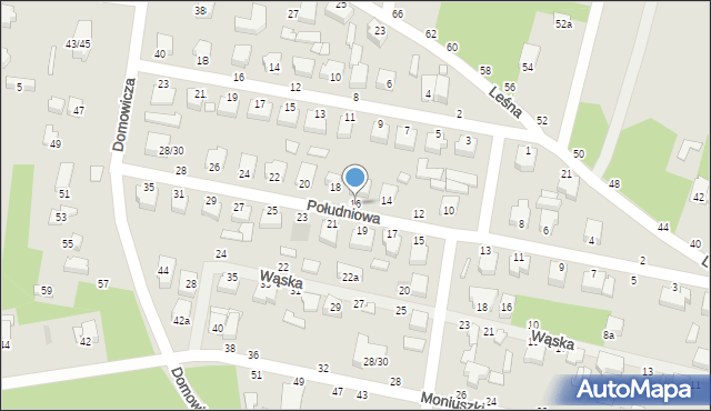 Tuszyn, Południowa, 16, mapa Tuszyn