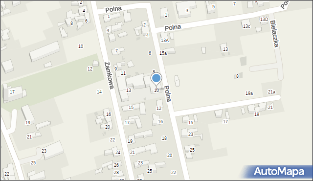 Tworków, Polna, 10, mapa Tworków