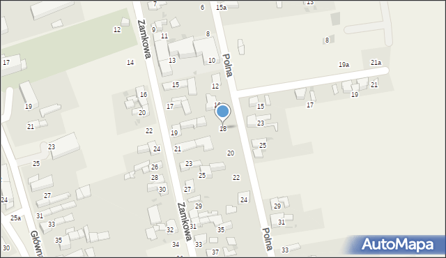 Tworków, Polna, 18, mapa Tworków