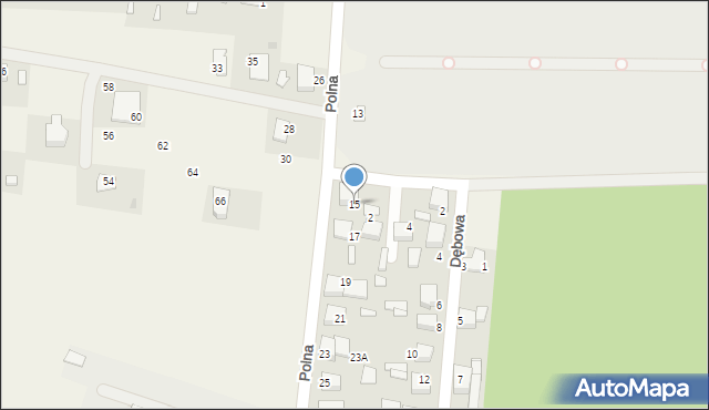 Tworóg, Polna, 15, mapa Tworóg