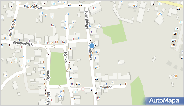 Tyczyn, Podwale, 3, mapa Tyczyn