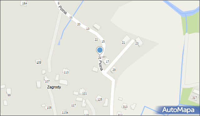 Tyczyn, Polna, 24, mapa Tyczyn