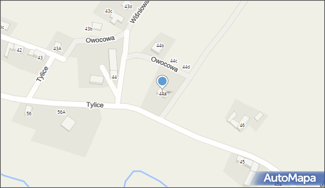 Tylice, Poziomkowa, 17, mapa Tylice