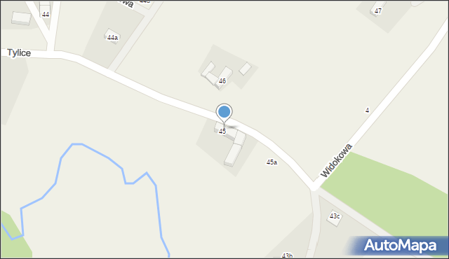 Tylice, Poziomkowa, 20, mapa Tylice