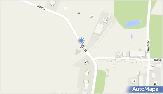 Tyniec Mały, Polna, 22, mapa Tyniec Mały