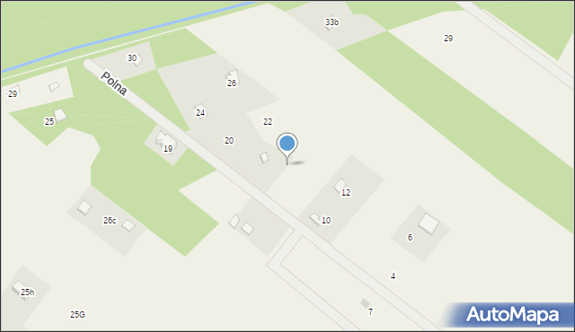 Udrzyn, Polna, 16, mapa Udrzyn