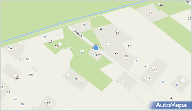 Udrzyn, Polna, 19, mapa Udrzyn