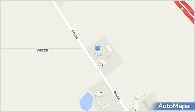 Ulkowy, Polna, 8, mapa Ulkowy