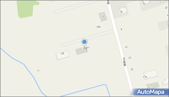 Ustronie Morskie, Polna, 10g, mapa Ustronie Morskie