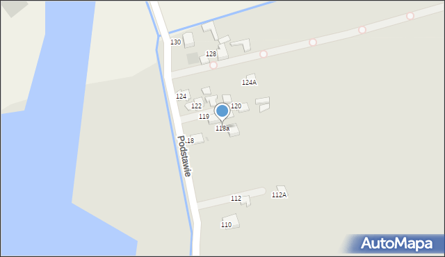 Wadowice, Podstawie, 118a, mapa Wadowice