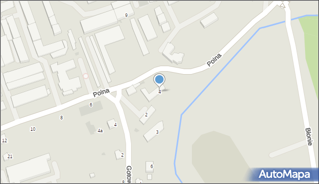 Wadowice, Polna, 4, mapa Wadowice