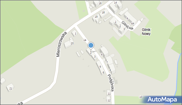 Wałbrzych, Podgórska, 2, mapa Wałbrzycha