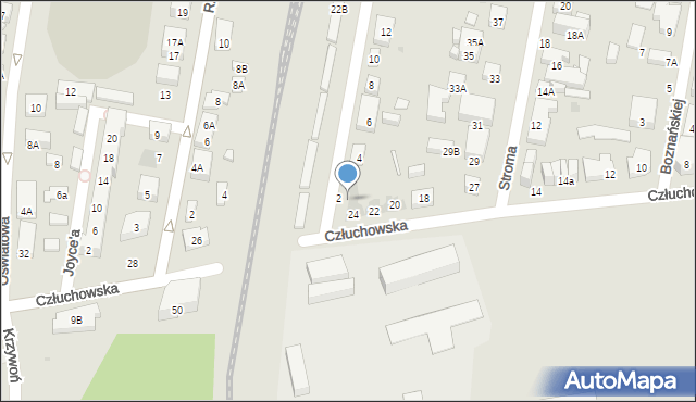 Warszawa, Pola Wincentego, 2a, mapa Warszawy