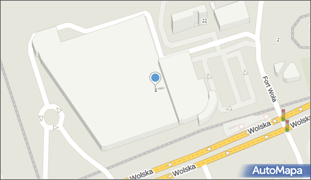 Warszawa, Połczyńska, 4, mapa Warszawy