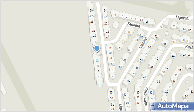 Warszawa, Podmiejska, 13, mapa Warszawy